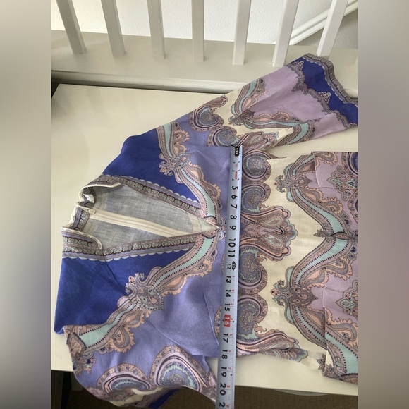 Zimmermann Maxine Tunic Midi Dress Oversized Linen Caftan - Picture 13 of 16